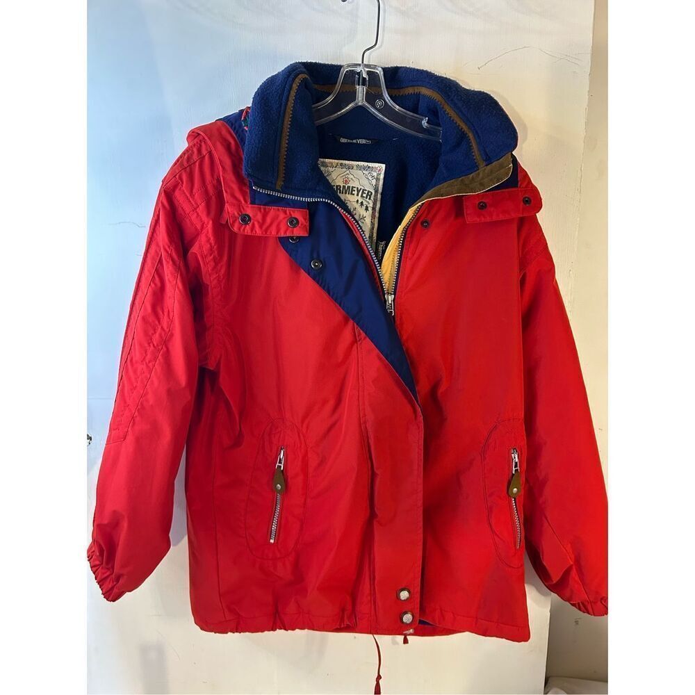 Obermeyer Plush womens 8 Medium red Thermolite thin insulation. coat patterns ho